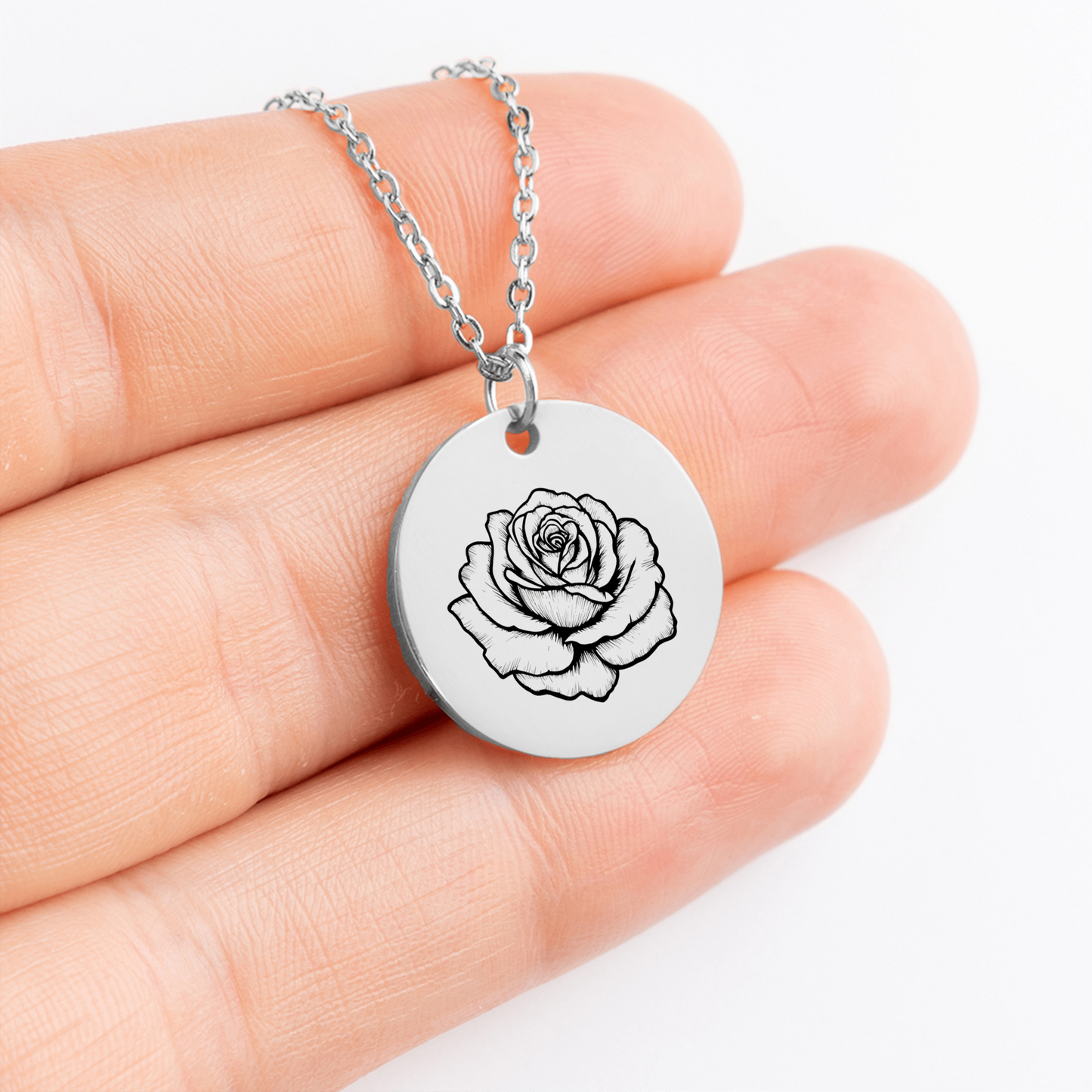 Be Divine halskæde med rose